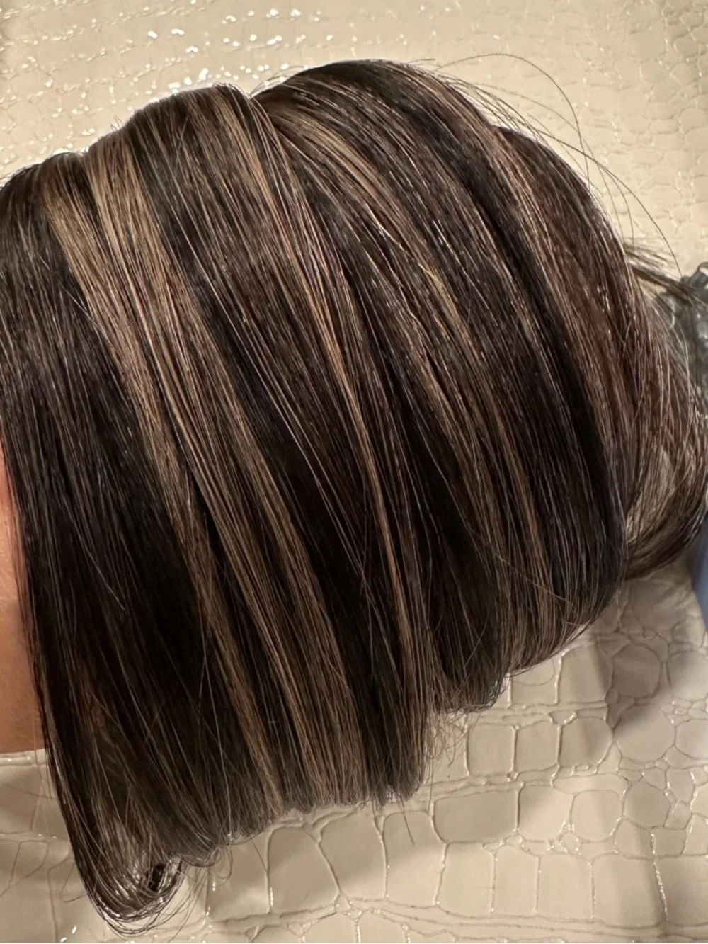 16” Balayage Black to Blonde ITip Human Hair Extensions 50g/100s #TF1